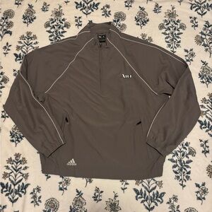Adidas Atlantic 10 Conference half-zip Gray pullover Jacket. Men’s sz large